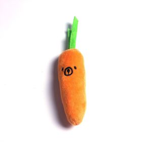 Squeaky Palatable Plush Radish Chew Toy - Interactive Fun For Cats And Dogs!
