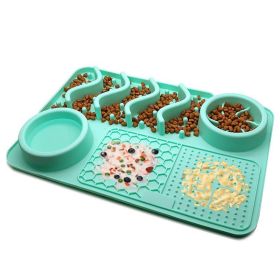 Dog Silicone Licking Pad Pet Licking Mat Silicone Mat Multifunctional Food Bowl