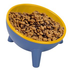 Raised Tilted Elevated Cat Food Bowl Pet Backflow Prevention Water Dish Feeding Bowl for Cats Small Dogs GPCT3388