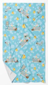 White Boxer Bath Towel Large Oversized Plush Fitness Body Towel, Ultra Soft Absorbent Quick Drying, 42"L x 24"W