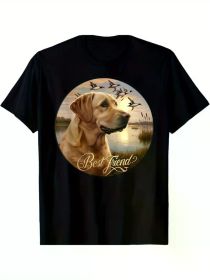 Best Friend Hunting Yellow Labrador Dog With Ducks And Geese T-Shirts,