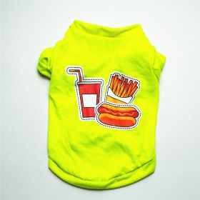 Breathable cool cotton vest for dogs in summer (Option: Green-L)